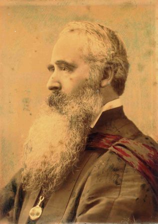 Portrait of Bishop William Garden Cowie in Auckland New Zealand.