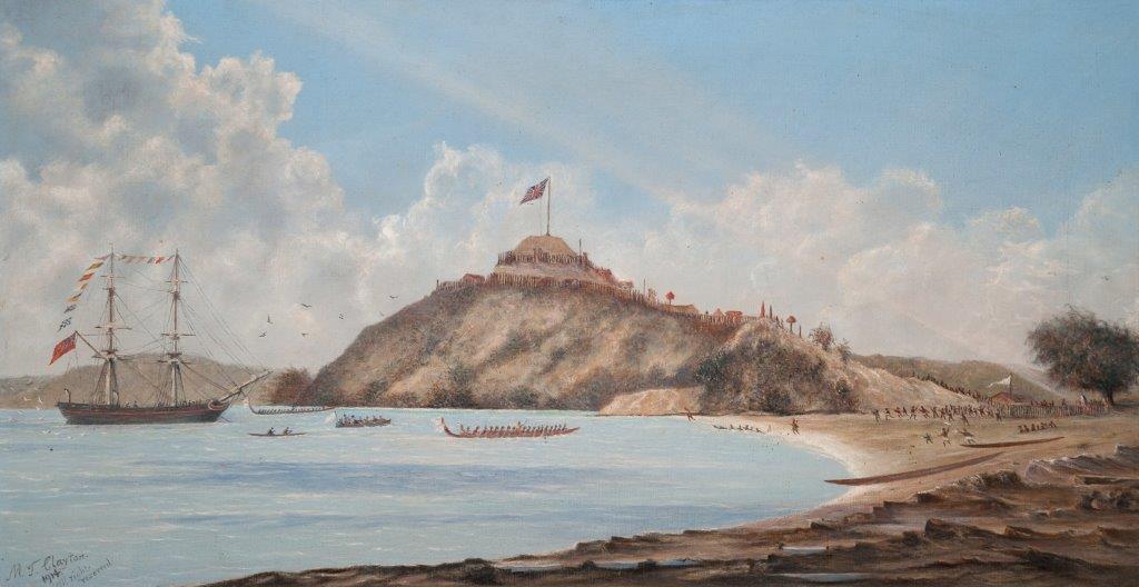 Painting of the Samuel Marsden Landning