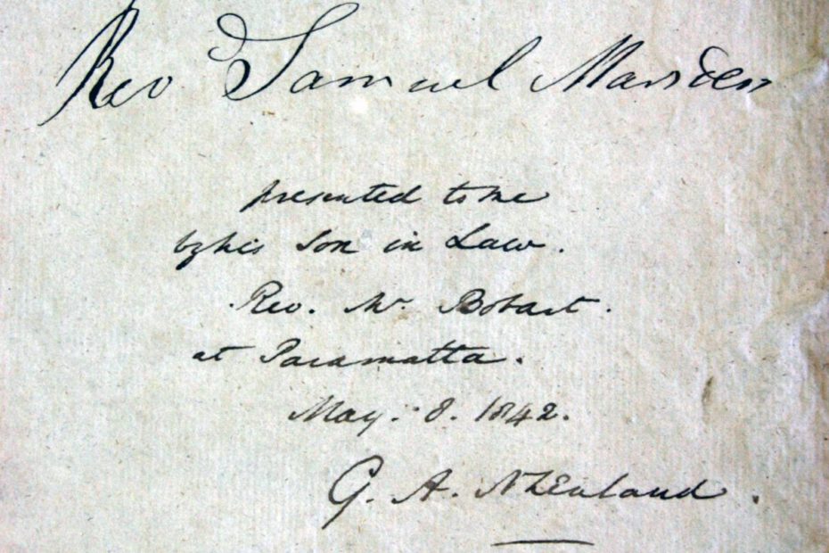 Inscription from the Rare Book: Of the Lawes of Ecclesiastical Politie by Richard Hooker