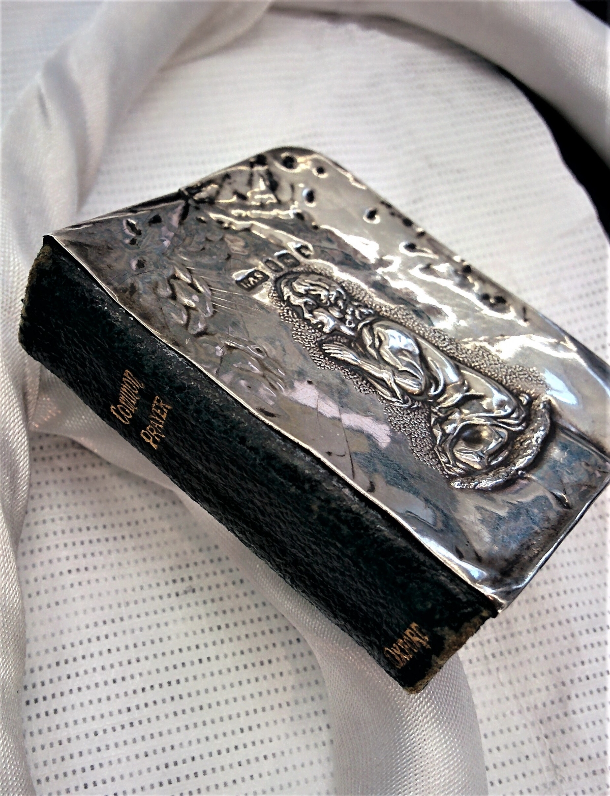 Silver Book of Common Prayer at the Kinder Library.