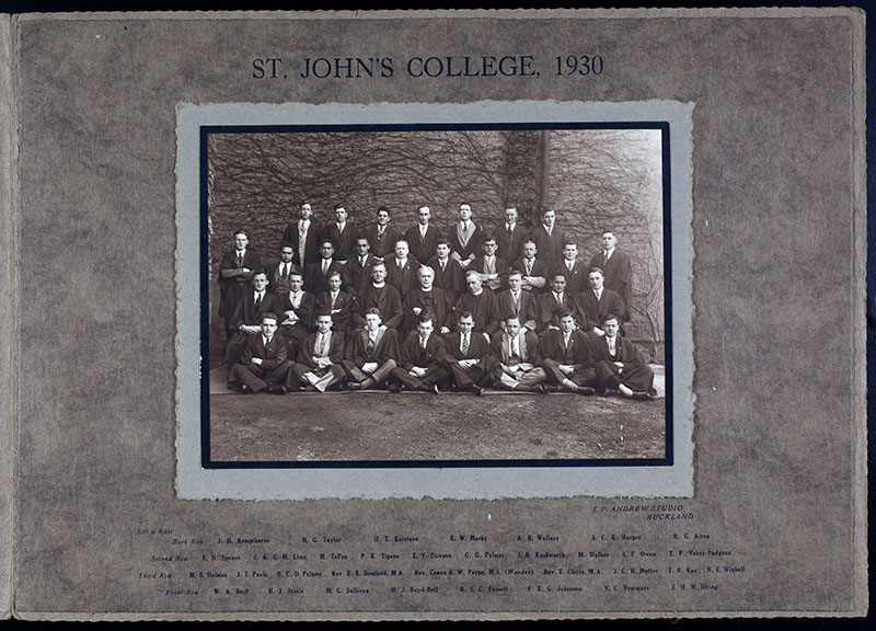 St John's Theological College Class Photograph from 1930